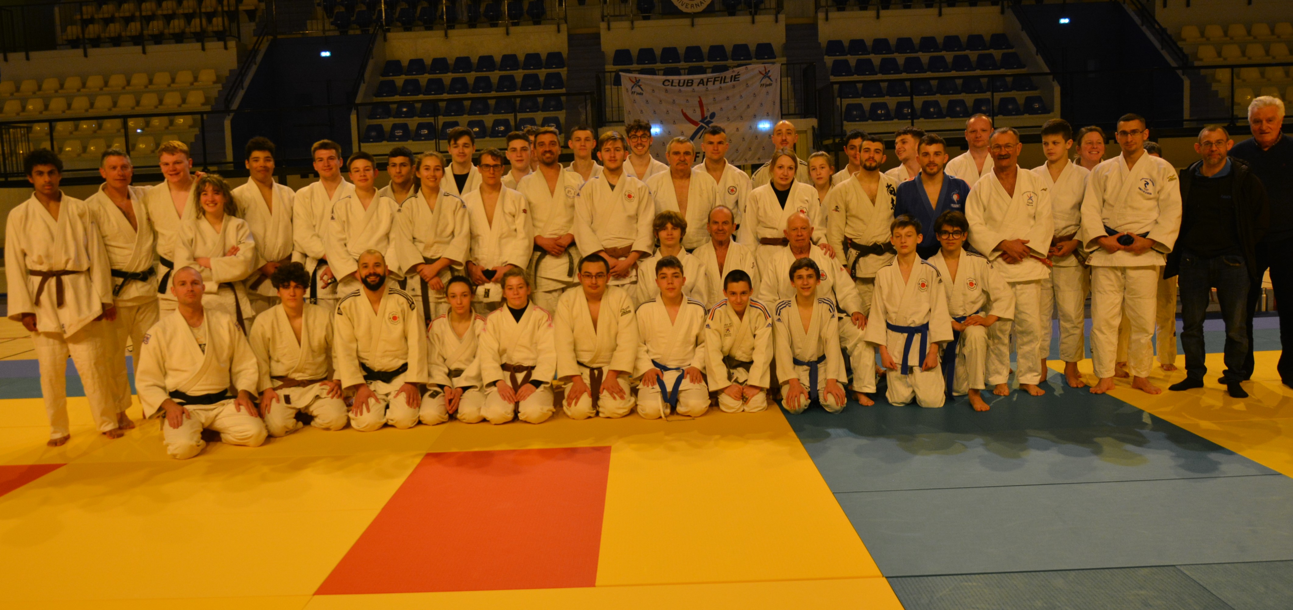 Plus de 60 participants au Stage animé par Vincent Limare, organisé par le CD Judo 58